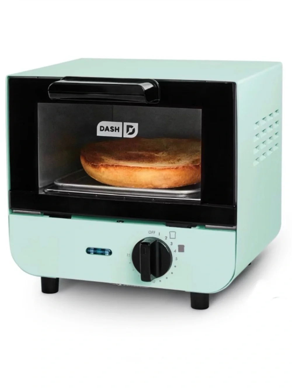 DASH - Mini Metal Toaster Oven in Light Blue